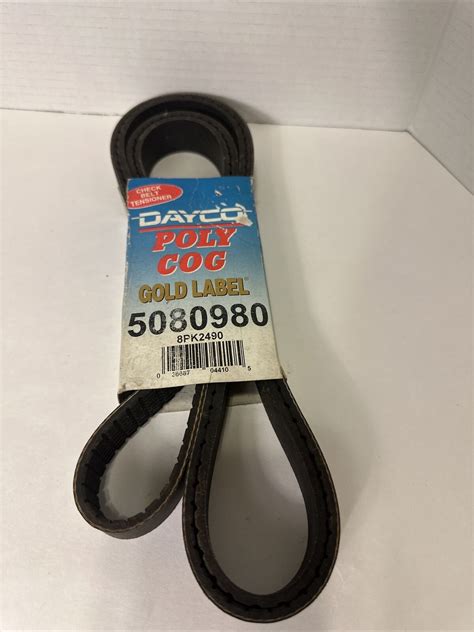 Dayco Poly Cog Serpentine Belt 5080980 8pk2490 Ebay