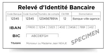 Le RIB Releve d Identite Bancaire Mon compte bancaire Les Clés de