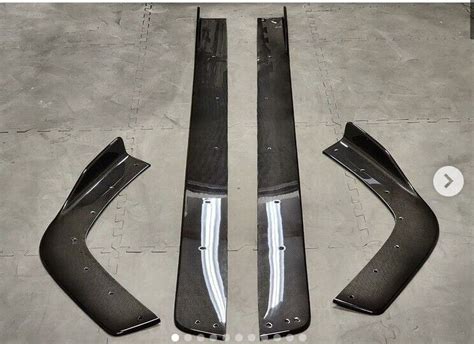 Mazda Rx7 FD FD3S Carbon FEED Splitters Side Skirts 1 Of 12 Very Rare