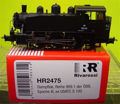 Rivarossi HO HR2475 Dampflok Reihe 989 1 ÖBB ex USATC