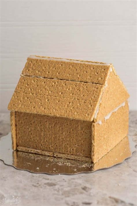 Easy No Bake Gingerbread House with Nuts + Video - Life Made Sweeter