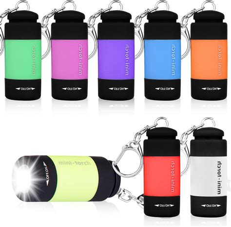 Mini Led Torch 8 Pack Portable Usb Rechargeable Small Led Flashlight