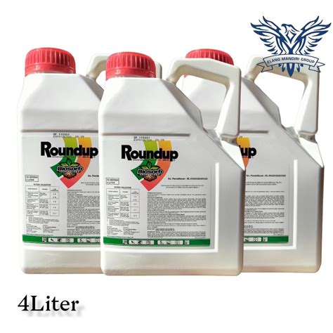 Jual Roundup 486SL 4 Liter Herbisida Isopropil Amina Glifosat 486 G L