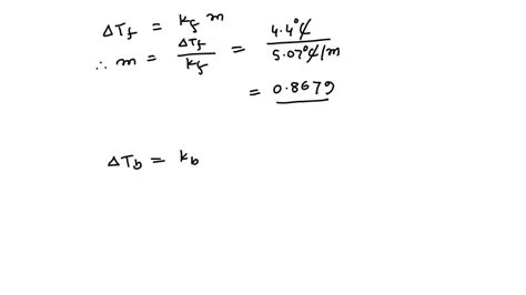 SOLVED What Is The Boiling Point Of A Benzene Solution If That Same