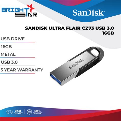 SANDISK ULTRA FLAIR CZ73 USB 3 0 PENDRIVE Shopee Malaysia