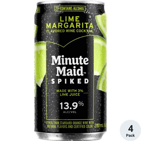 Minute Maid Spiked Lime Margarita Total Wine More