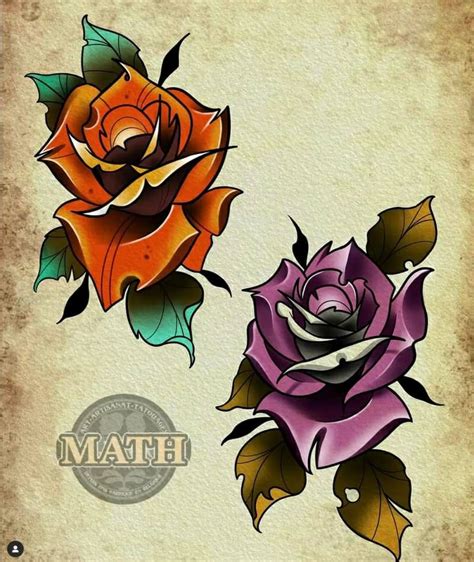 Neo Traditional Roses Traditional Tattoo Flowers Traditional Tattoo