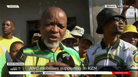 2024 Elections Anc National Chairperson Gwede Mantashe Campaigns In Umhlathuze Kzn Youtube