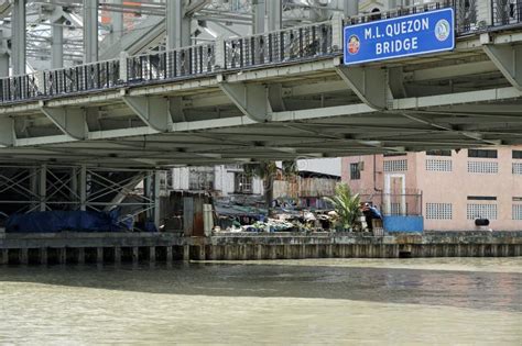 Manila Philippines Circa March 2023 Boat Cruise On Pasig River