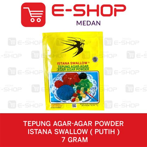 Tepung Agar Agar Istana Swallow Sachet 7gr Gram Agar Agar Powder