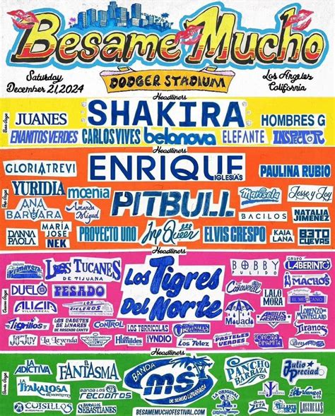 Bésame Mucho Festival 2024 ¡aquí Te Compartimos El Programa Completo