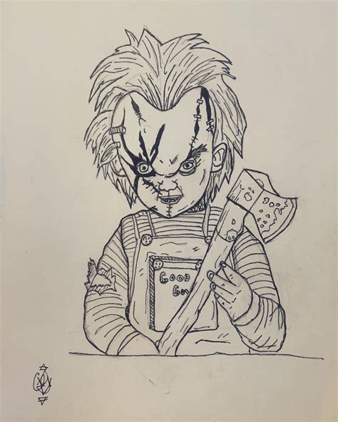 Chucky Rdrawing