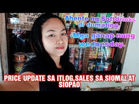 Price Update Sa Itlog Sales Sa Siomai At Siopaosoftdrinks Hindi