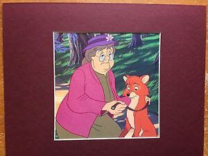 TOD & THE WIDOW TWEED~FOX & THE HOUND ~8 x 10 Mat Print~BIRTHDAY COLLAR ...