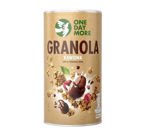 GRANOLA KAWOWA ONEDAYMORE 450G z wiśniami i czekol 11446164996