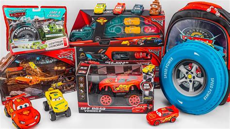 Disney Pixar Cars Unboxing Review L Lightning McQueen Speed Power Doc