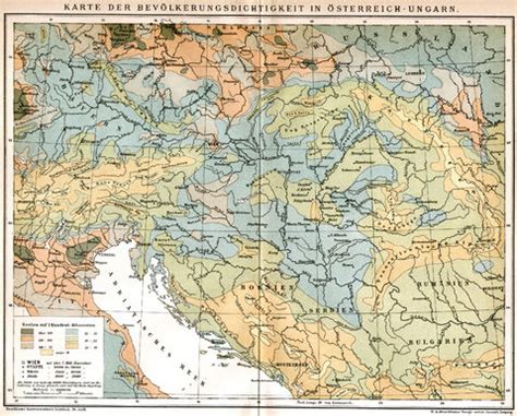 Hungary Population Density Map