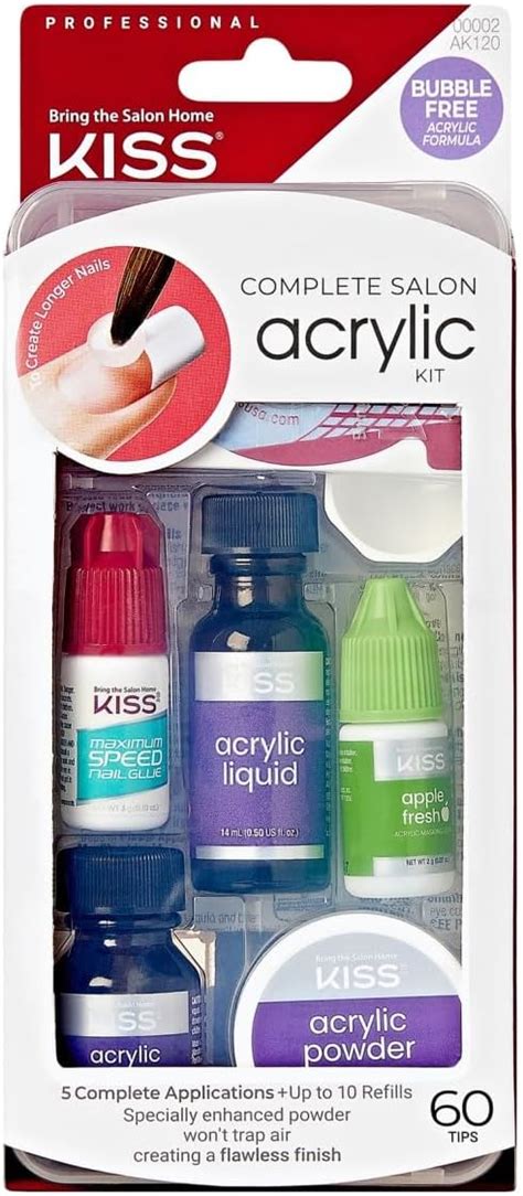 Kiss Complete Salon Acrylic Kit 6 Pack Uk Beauty