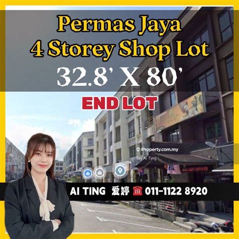 Permas Jaya Storey Shop End Lot Masai Johor Bahru End Lot Shop For