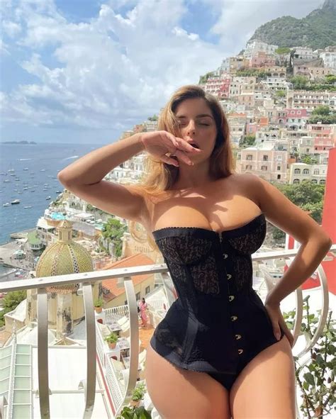 Demi Rose Risks Wardrobe Malfunction As She Flaunts Cleavage In Tight Black Corset Daily Star