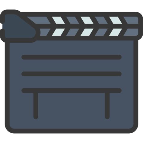 Claqueta Iconos Gratis De Cine