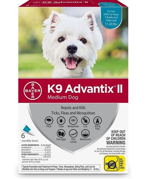 Elanco K9 Advantix Ii Flea And Tick For Dogs Macys