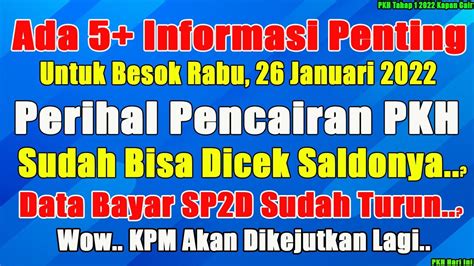 Ada Informasi Penting Terkait Pencairan Pkh Tahap Dan Bpnt