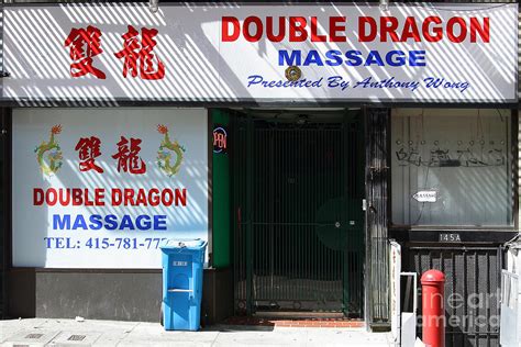 San Francisco Chinatown Double Dragon Massage Photograph By Wingsdomain Art And Photography Pixels