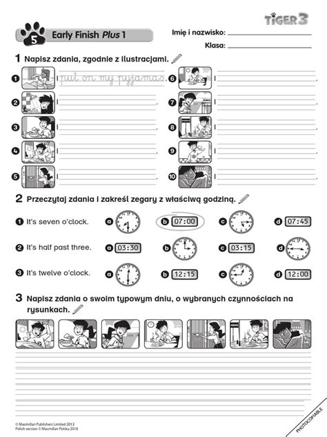 Tiger 3 Trf Unit 5 Early Finish Plus 1 Pdf