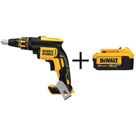 DEWALT 20V MAX XR Cordless Brushless Drywall Screw Gun And 1 20V MAX