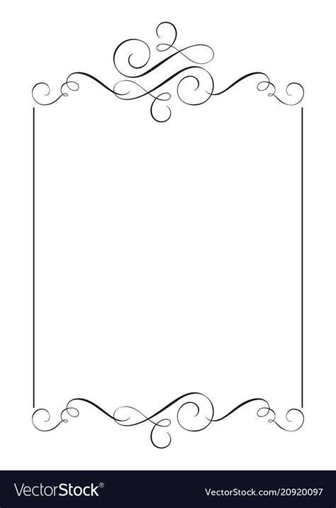 Calligraphy Border Design