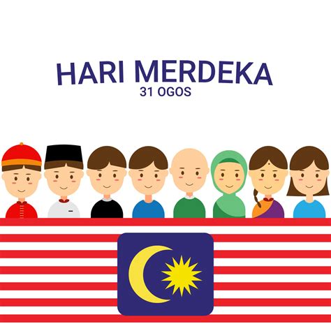 happy independence day malaysia. a poster design to commemorate the
