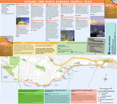 Santa Barbara Coastal Trail Map - Ontheworldmap.com