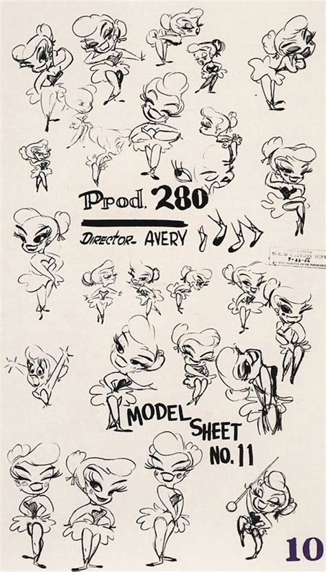 100+ Character Model Sheets From Animation History