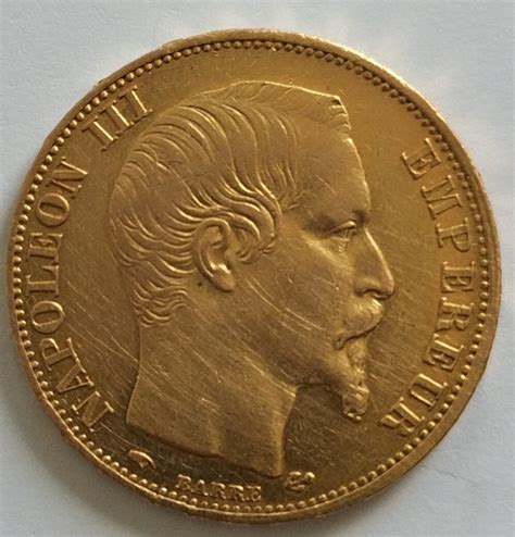 France Napoléon Iii 1852 1870 20 Francs 1858a Paris Catawiki