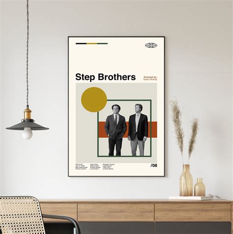 Step Brothers Movie Poster, Step Brothers Print, Wall Art, Minimalist ...