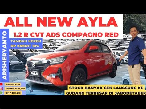 AYLA R CVT ADS 2023 Daihatsu All New Ayla 1 2 R CVT ADS COMPAGNO RED