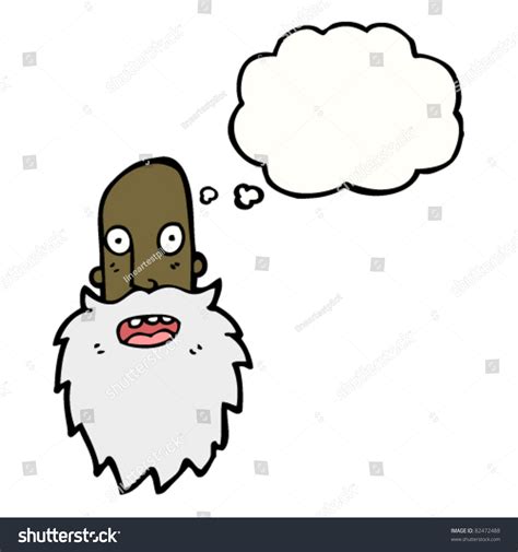 Cartoon Old Man Thinking Stock Vector (Royalty Free) 82472488 | Shutterstock