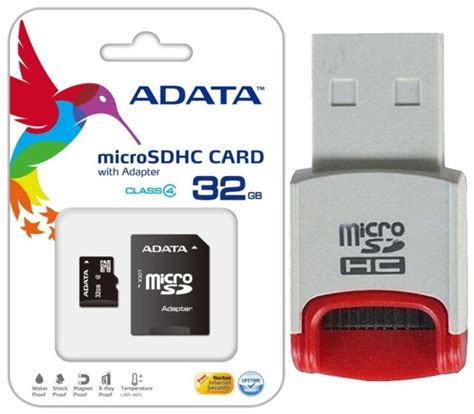 Adata 32gb Microsd Micro Sd Tf Class 4 32g Memory Card For Mobile