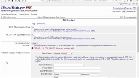 How To Register A Study On Clinical Trials Gov Study Poster