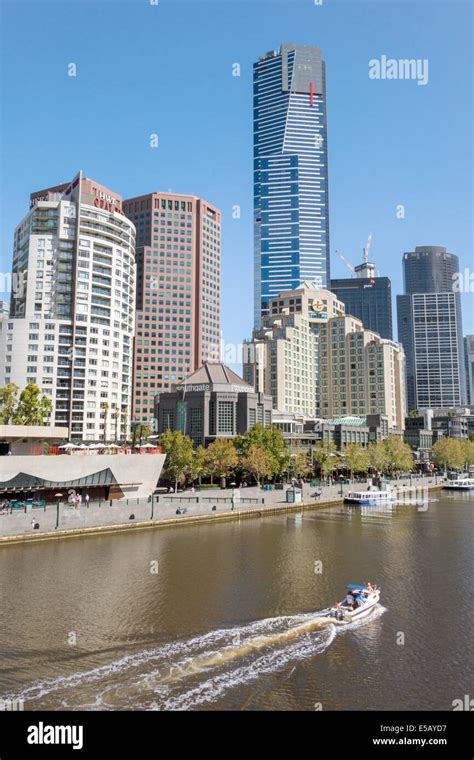 Melbourne Australiasouthbankyarra Rivereureka Towertallest Building