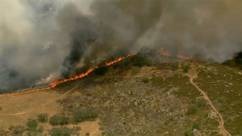 Casner Fire That Forced Evacuations Near Ramona 75 Contained Nbc 7