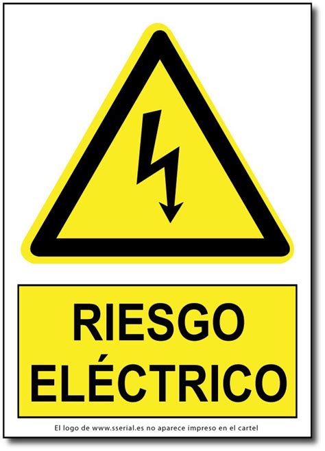 Cartel Riesgo El Ctrico Evita Accidentes