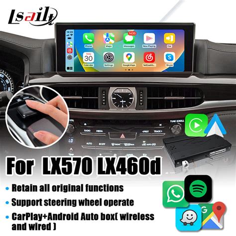 Wireless CarPlay Decoder For Lexus LX LX570 LX460d 2017 2022 Revese