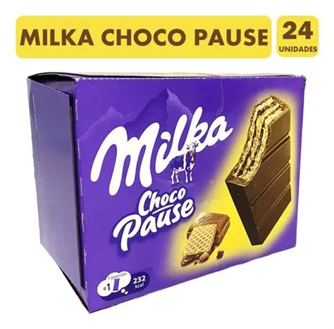 Milka Choco Pause Oblea Bañada En Chocolate Caja Con 24u