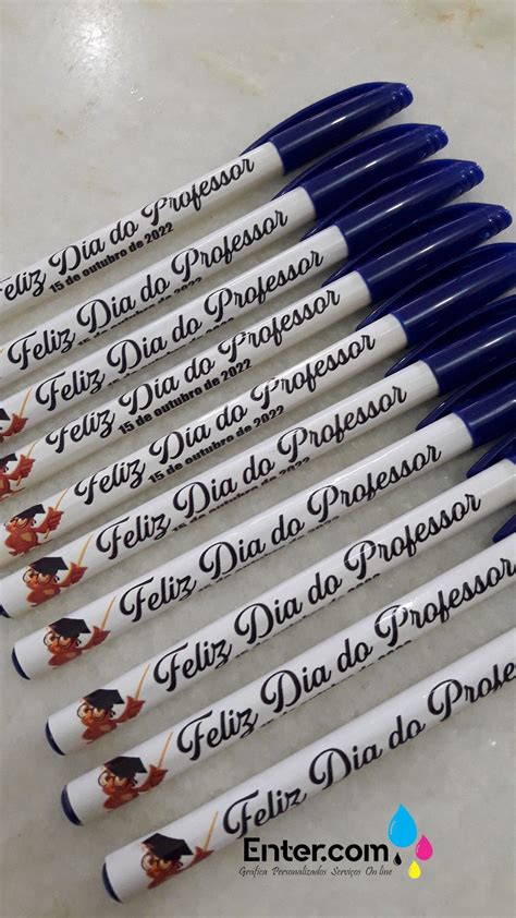 Caneta Personalizada Dia Do Professor Feliz Dia Dos Professores Dia