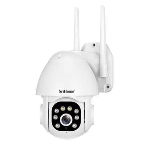 SriHome SH039B Dual Band Wi Fi Camera Tech Window BD