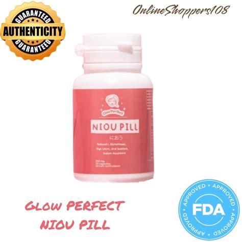 Niou Pill Reduced L Glutathione Giga White Oral Sunblock Sodium