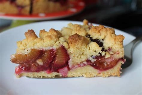 Schneller Pflaumenkuchen Mit Streuseln Ichkocheheute De