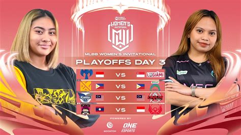 Bahasa Indonesia MLBB Women S Invitational Day 3 Playoffs YouTube